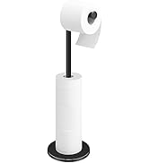 TACGEA Toilet Paper Holder Stand, Bathroom Toilet Paper Roll Holder Stainless Steel Free Standing...