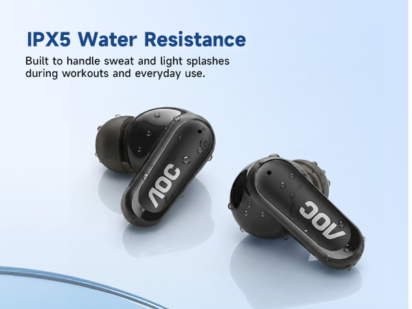 IPX5 Waterproof
