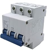 Xiaoyztan 16 Amp Three-Pole Circuit Breaker Switch, Din Rail Mounted Home Use Circuit Breaker for...