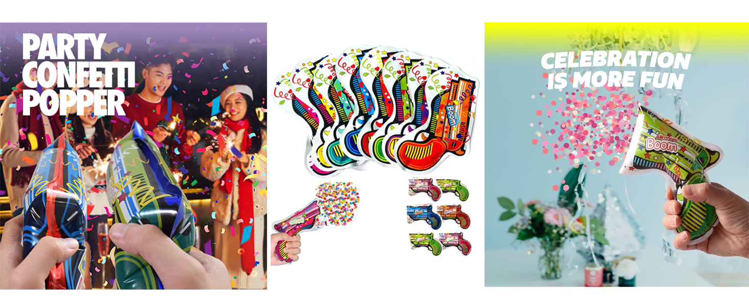 inflatable confetti popper