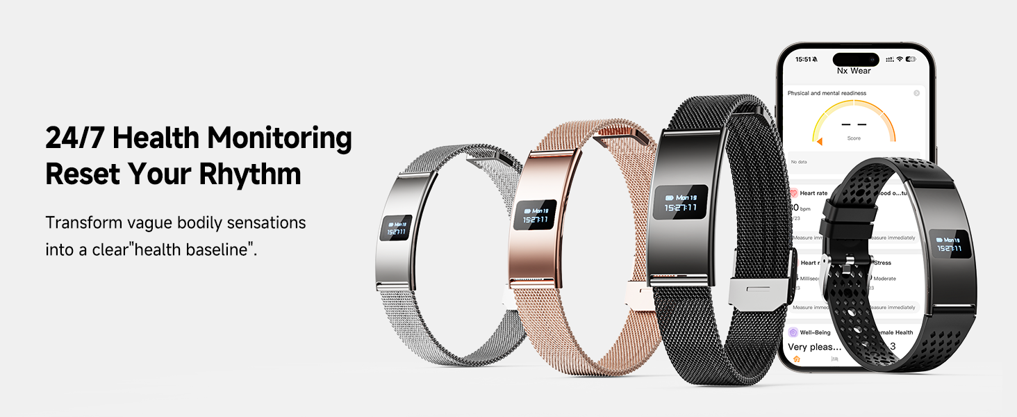 24/7 Health Monitoring, Reset Your Rhythm