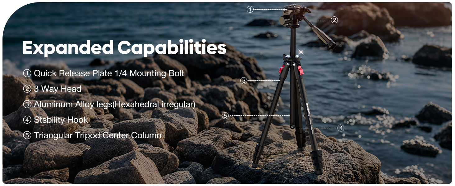 Lightweight Camera Tripod Stand