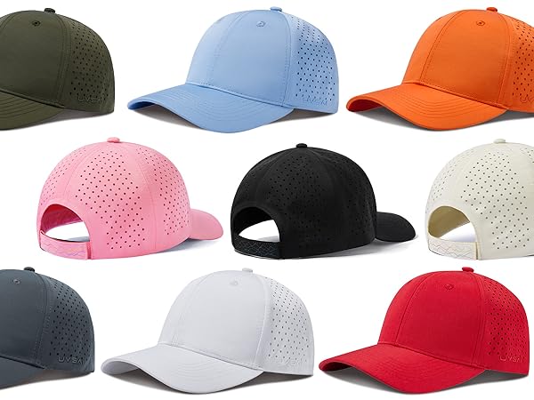 pink baseball caps