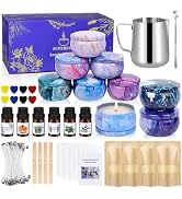 SUPERSUN Candles Making Kit for Adult - Christmas DIY Gift for Kid and Beginner, Includes Beeswax...