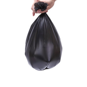 Black garbage bag