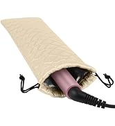 AMIJEAL Heat Resistant Hair Tools Storage Bag Portable Travel Drawstring Organizer Cover Pouch fo...