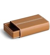 Preston Lane Mayfair Matchstriker Decorative Leather Matchbox Holder – Stylish Coffee Table, Tray...