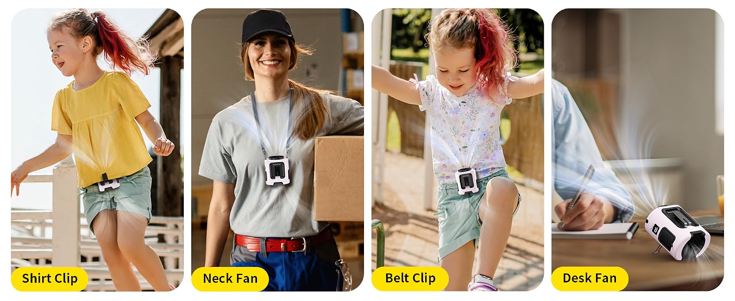 multifunctional outdoor waist fan
