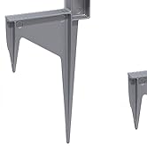 Impact Sprinkler Head on Metal Step Spike