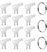 12 Pcs Paper Towel Dispenser Key Universal Paper Towel Dispenser Replacement Key Compatible with ...