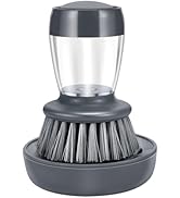 Soap Palm Brush Storage Set, 1 Piece Kitchen Brush with Bracket for Cleaning Pots, Pans and Sinks...
