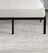 EMODA 14 Inch King Bed Frame No Box Spring Needed, Heavy Duty Metal Platform with Steal Slats, No...