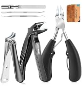 Nail Clippers for Seniors, Heavy Duty Ingrown Toenail Clippers with Long Handle, Woodpecker Angle...