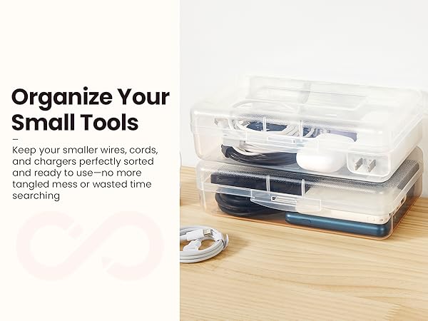 6 pack pencil box clear plastic