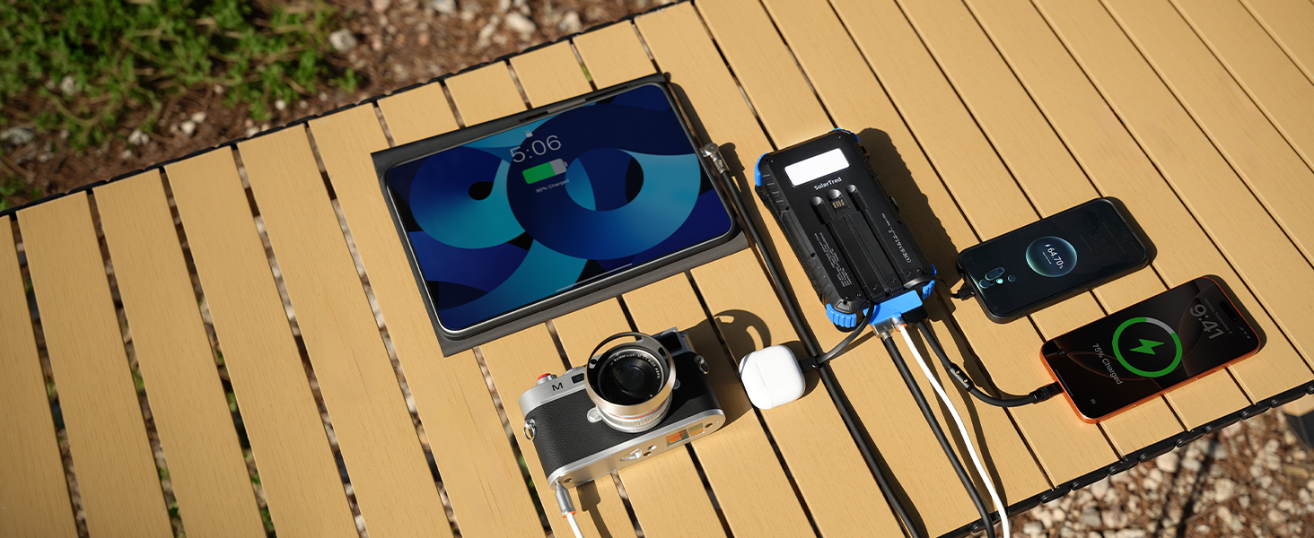 20000mAh solar power bank