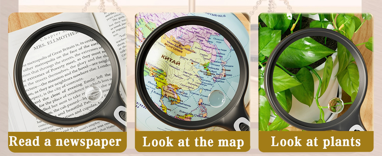 Lighted Magnifying Glass Handheld