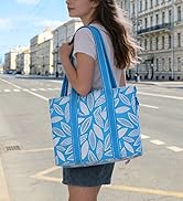VENO 2 Pack Reusable Grocery Bags with Zipper, Heavy Duty Utility Tote with Hard Bottom, Foldable...