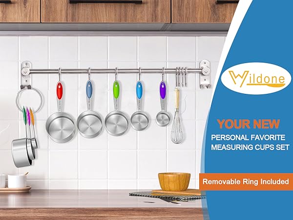 Wildone Measuring Cups and Spoons Set