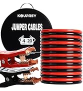 Jumper Cables for Car, SUV and Trucks Battery, Heavy Duty Automotive Booster Cables for Jump Star...