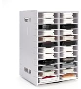 Sanfurney 48 Slots Ink Pad Spinning Holder Stamp Pad Storage Rack Craft Supply Organizer for Stam...
