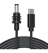 EAZUSE Starlink Mini USB C Cable, USB C to DC Power Cable 6.5FT/2M, 100W Type C to Waterproof DC ...