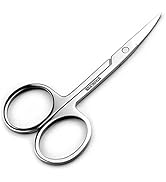 Professional Cuticle Scissors - FEITA Eyebrow Shaping Scissors Stainless Steel Cuticle Scissors f...