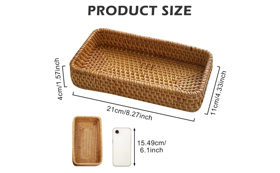 Rattan Tray Basket