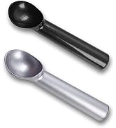 HANSGO Ice Cream Scoop, 2PCS 7 inches Nonstick Anti-Freeze Ice Cream Scooper One Piece Aluminum D...