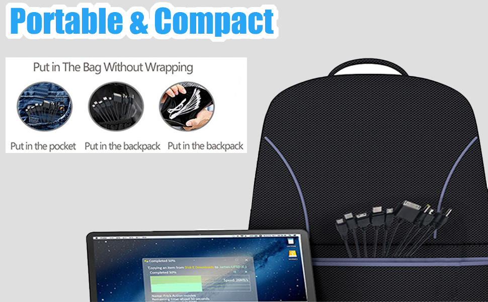 10 in 1 Universal USB Charging Cable Cell Phones Multi Chargers All Devices