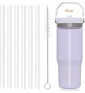 Bubrike Replacement Straws Compatible with Stanley IceFlow Flip Straw Tumbler 30 oz,64 oz-Accesso...