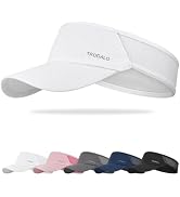 Trodalo Sports Sun Visor for Women Men, Lightweight Quick Dry Visor Hat | Packable, breathable, m...