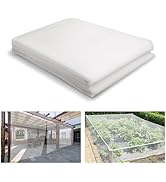 ANPHSIN Stronger Garden Mesh Netting - 10 x 12 ft PP Nanocomposite Bird Net Barrier, Mosquito Net...