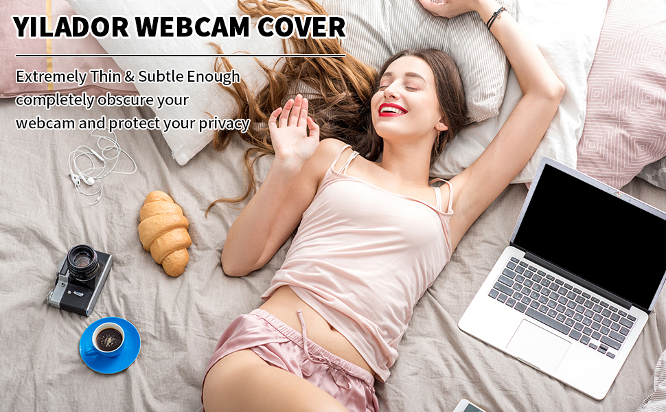 Flower Print Webcam Cover