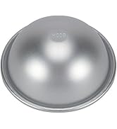 HAOHIZE 3 inch Dome Cake Pan, Nonstick Soccer Cake Ball Cake Pan Half Ball Cake Aluminum Hemisphe...
