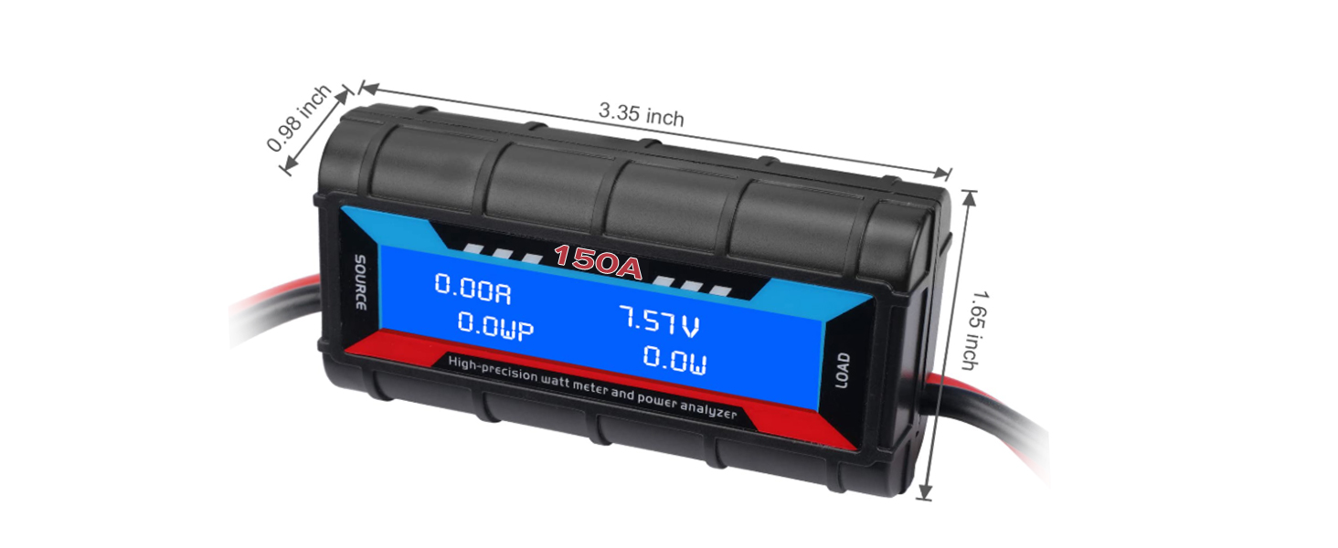 this watt meter size