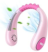 Kkdi Kids Neck Fan, Portable Bladeless Fan for Kid 4-14Y Girls & Boys, 2600mAh USB Personal Mini ...