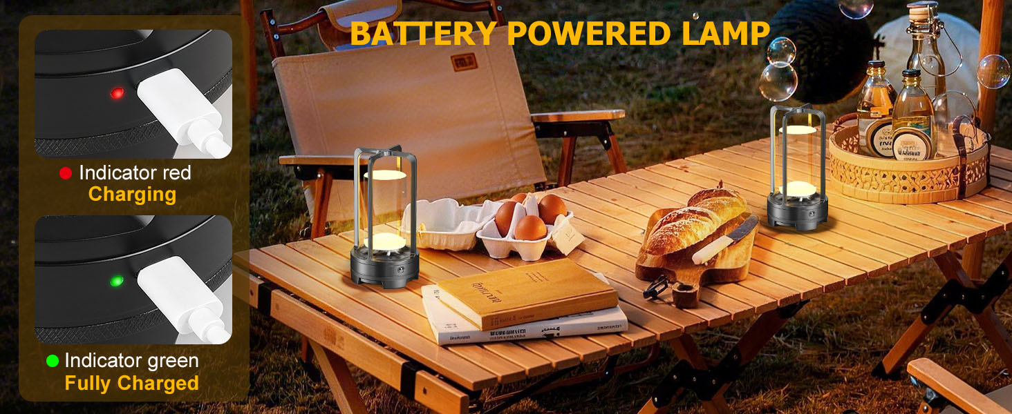rechargeable table lamp cordless
