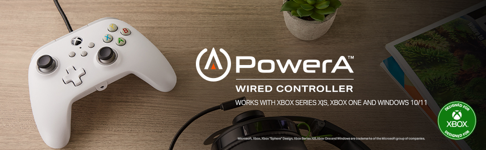 xbox wired controller white light