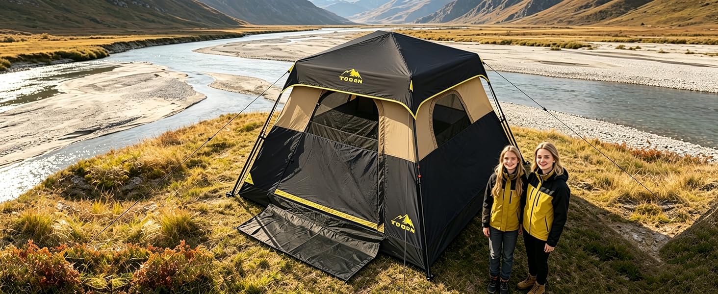 double wall tent top view waterproof no mesh