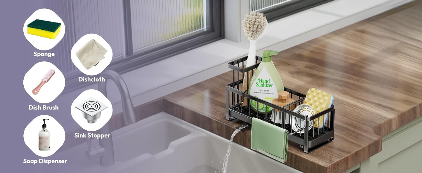 kitchen sink organizer