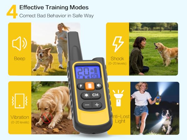 dog shock collar for large dogs