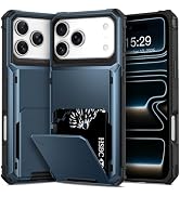 TOPAUX for iPhone 17 Pro Max Wallet Case 5 Credit Card Holder Flip Cover Secure Back Pocket ID Sl...