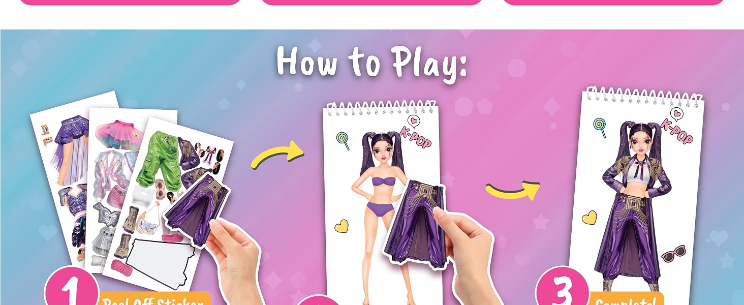 K-pop Sticker dress up