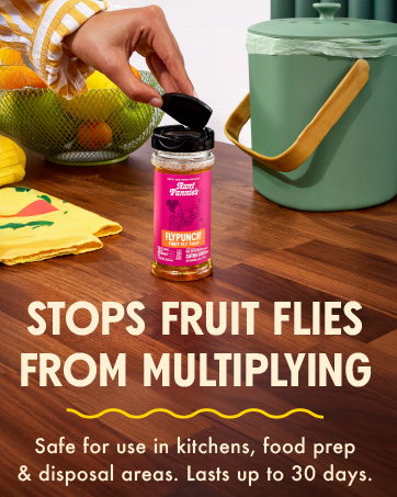 Stops Fruit Flies From Multiplying.