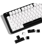 HITIME XVX Bow Double Shot PBT Keycaps Set 138 Keys, Cherry Profile Custom Keycap 60 65 75 100 Pe...