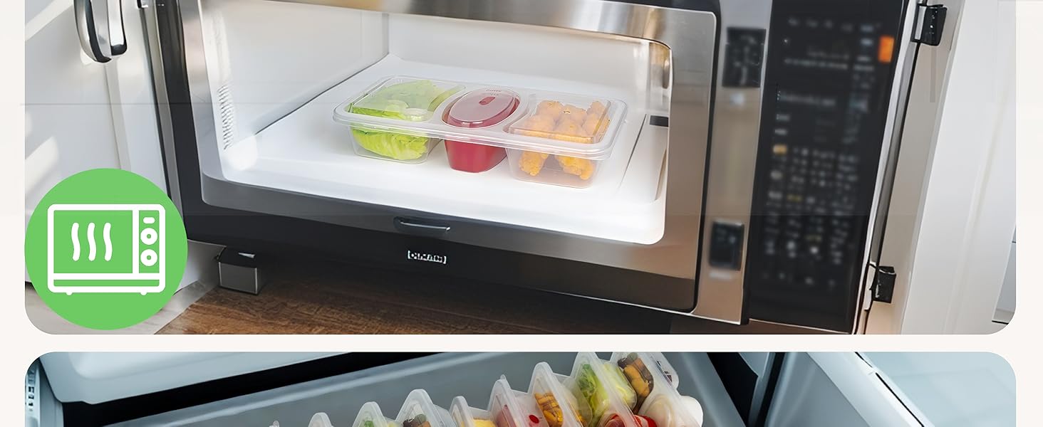 Reusable Snack Containers with Lids