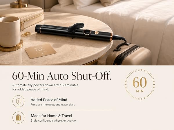 60-min auto shut-off