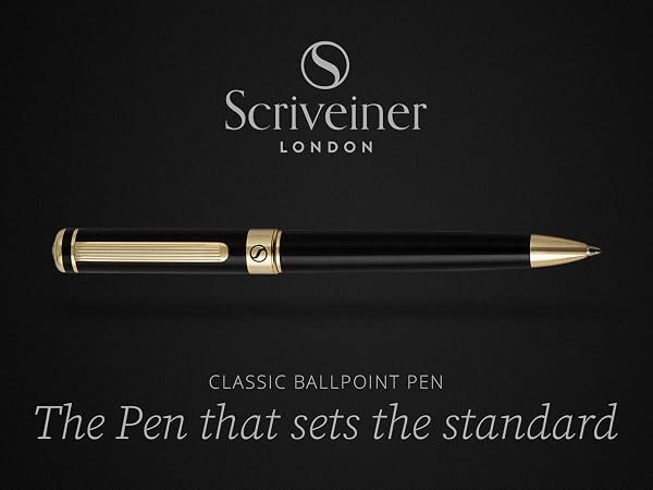 Scriveiner black ballpoint pen