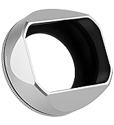 Haoge Squaret Metal Lens Hood for Fujifilm XF23mm F2.8 on XE5 Cemera Body kit Fujinon XF27mmF2.8 ...