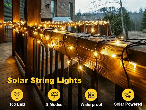 solar string lights